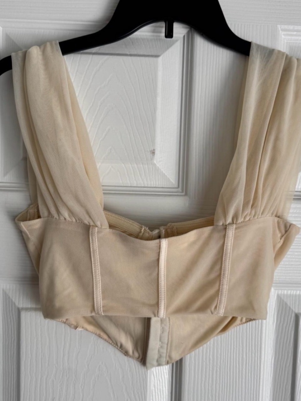 12th Tribe Besame Cream Corset Top – Size Small - Picture 4 of 5